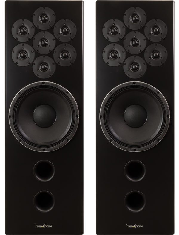 Black Tekton Design Perfect Set HiFi Loudspeaker - Front Pair